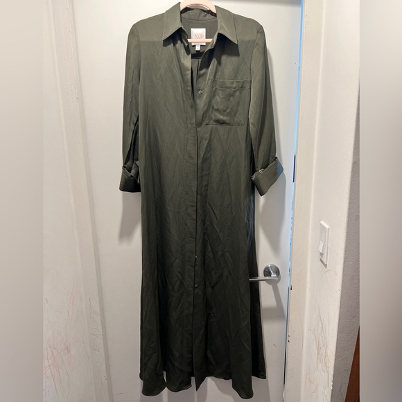 TWP “Jenny’s Gown” Flowing Maxi Shirt Dress - size XS - VGUC (see photos) - Picture 9 of 16